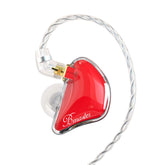 BASN Bmaster Triple Drivers in Ear Monitor Headphone(Red)